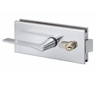 Serrure de milieu 9045 pêne dormant demi-tour chromé brillant METALUX NM90451000