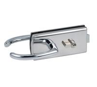 Serrure de milieu cylindre double béquilles Lagune 4300 chromé brillant STREMLER 4300.30.0