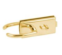 Serrure de milieu cylindre double béquilles Lagune 4300 dorée - Stremler - 4300.40.0