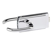 Serrure de milieu LAGUNE 4361 bec de cane et béquilles avec déport chromé mat - STREMLER ASSA ABLOY - 4361.31.0 Noir G