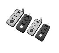 Serrure de panneau de verrouillage en alliage de zinc avec revêtement en poudre MS718, 1 pièce(4C-black)