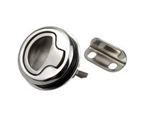 Serrure de panneau en acier inoxydable, loquet à tirer affleurant, poignée de meuble, bouton de verrouillage, accessoires de boîte à outils de voiture, 1 pièce(739-3)