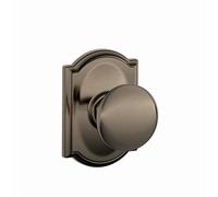 Serrure de passage Schlage F10 PLY 620 CAM, tain antique