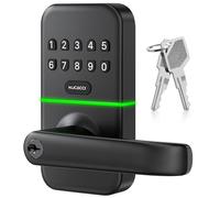 Serrure de poignée de porte intelligente avec clavier : bouton numérique d'entrée sans clé Kucacci pour porte d'entrée - Serrure intelligente électronique avec clavier - Bouton de porte à code