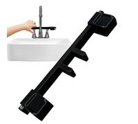 Serrure de poignée de robinet de sécurité pour animaux domestiques | Antidérapant universel avec fixation centrale au tuyau | Protection du robinet double évier à l'épreuve de bébé | Pour la maison