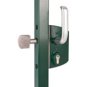 Serrure de portail coulissant - profil 60 mm - LSKZ vert LOCINOX