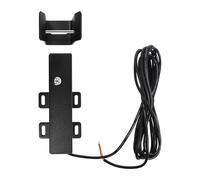 Serrure de portail électrique en acier Q235 noir 24 V avec système de contrôle d'accès et clés IP44 moderne 105 x 219,2 x 50 mm pour villas et jardins