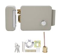 Serrure de portail, Serrure électrique antivol, Installation inversée à gauche super sensible pour portes en fer Portes en bois