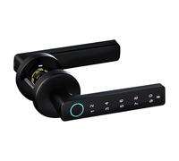 Serrure de porte à digitale 4 en 1 poignée de porte intelligente avec digitale/application/code/clés serrure à clavier