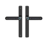 Serrure de porte à double empreinte digitale, serrure de porte intelligente, identification biométrique, application TT Lock, sans clé (Couleur : Ouvert à droite 5085)