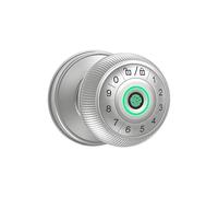 Serrure de porte à empreinte digitale 4 en 1 - Compatible avec la serrure de porte électronique biométrique Smart Graffiti avec empreinte digitale, clé, mot de passe et Bluetooth, sécurité à domicile