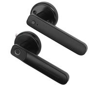 Serrure de porte à empreintes digitales, bouton de porte biométrique intelligent sans clé pour porte de 30 à 65 mm d'épaisseur, pour le bureau et la maison