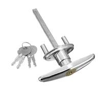 Serrure de porte à fermeture éclair pour surmatelas de camion, serrure de porte à fermeture éclair | Même si vous avez un T-Tear, cette serrure à poignée en T est facile à remplacer des accessoires de