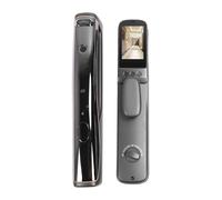 Serrure de Porte à Reconnaissance Faciale 3D, Serrures de Porte WiFi Intelligentes avec Caméra, Serrure de Porte D'entrée sans clé à Empreinte Digitale, WiFi, Télécommande App