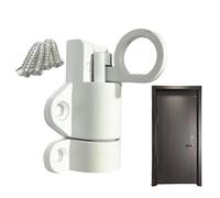 Serrure de porte à ressort, verrou automatique à ressort - Goupille de verrouillage à ressort en aluminium, serrure de porte coulissante automatique avec vis pour fenêtre, clôture en bois, cage pour