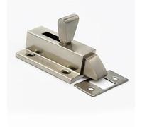 Serrure de porte automatique en alliage de zinc, type à pression, à impact, à enfoncer, verrouillable, tirez for ouvrir la porte, 1 pièce