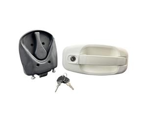 Serrure de porte blanche complète FAP STAR PRO TEK
