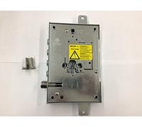 Serrure de porte blindée SECUREMME série 25 avec cœur à cylindre européen entrée clé et poignée 63 mm gauche à pousser 4 chaînes D18 entraxe 28 mm