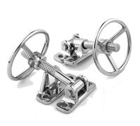 serrure de porte Charnière de volant en acier inoxydable 304, poignée porte, charnières à Compression, 1 pièce(B)