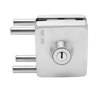 Serrure de porte coulissante à pousser, serrure de porte en verre, serrure de porte en verre sans cadre, serrure de porte en verre coulissante, serrure en acier inoxydable, serrure de porte latérale s