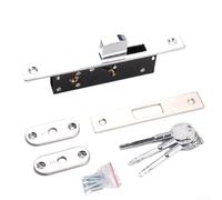 Serrure de porte coulissante pour maison avec clés croisées - Protection complète contre le vol (HY-302A)