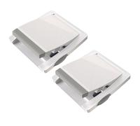 Serrure de porte coulissante, serrure anti-glissement de fenêtre infantile de 2 paquets | Remplacement du bouchon de verrouillage de sécurité pour chambre à coucher Hotel Travel Pat