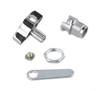 Serrure de porte d'armoire avec mécanisme de verrouillage à came en alliage de zinc, design sans clé pour la sécurité des meubles et un accès pratique (16 mm)