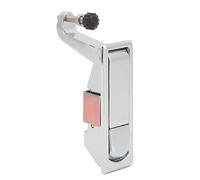 Serrure de porte de bateau de camping-car, sans cylindre de serrure, loquet de compression en alliage de zinc, casier à bagages, levier réglable à montage encastré pour boîte à (argent)