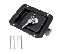 Serrure de porte de camping-car - Kit de serrure de porte de voiture - Ferrures de sécurité résistantes à la rouille pour camping-car, caravane, hôtel, maison, armoire et