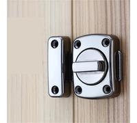 Serrure de porte de chambre à coucher, Installation Simple et facile, interrupteur fixe avec vis, boucle de porte en bois, fenêtre, 1 pièces(Black Large)