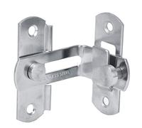 Serrure de porte de grange Serrure de porte de garage à 90 degrés Kit de loquet de porte coulissante Boucle de porte d'angle pour porte de fenêtre Garages Kit de quincaillerie