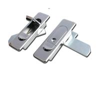 Serrure de porte de panneau de poignée d'avion, serrure de boîte d'armoire électrique, serrures de tiroir de meubles, serrures de garde-robe, 1 pièce(MS509 Chromed Plated,With Key)