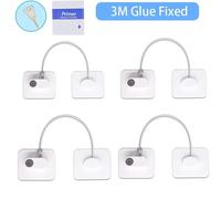 Serrure De Porte De Réfrigérateur Pour Enfants,Serrure De Sécurité Pour Bébé,Serrure De Fenêtre À Domicile,Protection Des Enfants Sur Le Tableau Chi,4 Pièces - Type Td1002fb-4pcs #B