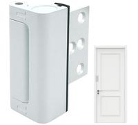 Serrure de porte de sécurité domestique avec vis Serrure porte sécurité robuste en alliage d'aluminium à l'épreuve des enfants avec butée 3 pouces Outils pratiques inviolables pour la sé