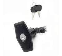 Serrure de porte d'entrée pour camping-car avec pêne dormant à palette, en alliage de zinc, compatible avec un trou de 72 x 39 mm (2,83 x 1,52 pouces), incluant 2 clés, pour camping-cars(1PCS)