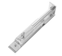 Serrure de Porte Dissimulée en Acier Inoxydable, Verrou à Dents | Installation Encastrée Discrète, Système Coulissant Haut et Bas, pour Portes Intérieures, Fenêtres et Doubles Battants