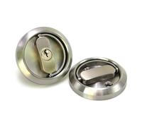 Serrure De Porte Dissimulée Type Lourd Matériel En Acier Inoxydable Poignées Porte Épaisses Pour Armoires Et Garde-robes Antirouille Invisible