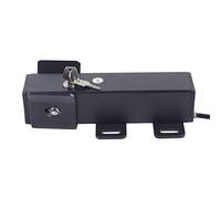 Serrure de porte électrique 24 V - Serrure de porte de sécurité - Verrouillage automatique de la porte - Système d'entraînement de porte noir - Système d'accès de porte tiers