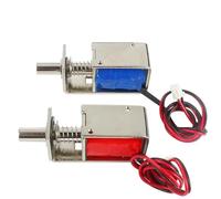 Serrure de porte électrique de petite taille DC12V 24V 1 pièce(B style DC12V2A)