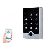 Serrure de Porte électrique Intelligente à Empreintes digitales, Clavier Tactile avec Digicode, Code temporaire, Carte IC, contrôle d'accès pour la sécurité électrique(TF3-MF)