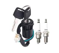 Serrure de porte électrique, interrupteur à clé contact, bougie d'allumage adaptée Kazuma Sunl 50cc 70cc 90cc 110cc 125cc 150cc 200cc 250cc(1 Set AB)