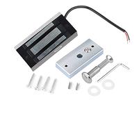 Serrure de porte électromagnétique 60 kg, serrure magnétique électrique pour tiroir d’armoire, mode de sécurité NC 12 V avec vis anti-effraction, corps métallique pour bois, verre,