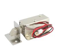 Serrure de porte électronique à commande électrique DC 12 V, mini verrou électromagnétique, 1 pièce(12V lock and buckle)