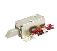 Serrure de porte électronique à commande électrique DC 12 V, mini verrou électromagnétique, 1 pièce(12V single lock)
