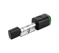 Serrure de porte électronique avec empreinte digitale - Code Smart Lock - 60 mm - Avec RFID, application, Bluetooth, boutons intelligents - Noir