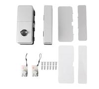 Serrure de porte électronique en verre, entrée intelligente sans clé, empreinte digitale, mot de passe, cartes IC, contrôle par application, alliage d'aluminium, pour la maison et