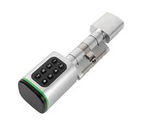 Serrure de porte électronique pour usage domestique, cylindre de 60 mm, quatre modes de déverrouillage, fonction anti-espion, convient pour des épaisseurs de porte de 1,4 à 1,8 pouces et des trous de