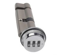 Serrure de porte en alliage d'aluminium - 70 mm - Code à 3 chiffres | Convient pour les portes en bois de 30 à 50 mm, 1000 codes, montage rapide, idéal pour les propriétaires (doré)