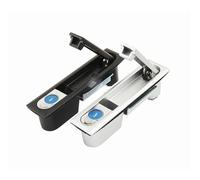 Serrure de porte en alliage de Zinc, interrupteur électrique Cinet, bouton poussoir de commande, panneau de verrouillage MS818, 1 pièce(Bright Chrome,Aluminum Alloy)