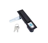 Serrure de porte en alliage Zinc, interrupteur électrique Cinet, bouton poussoir commande, panneau verrouillage MS818, 1 pièce(Nero,Zinc alloy)